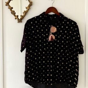 Courier Aztec button down Shirt